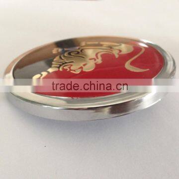 Customized 3D Colorful Plating Adhesive Round Acrylic Car Grille Badges Car Badge photo-4