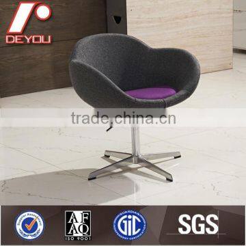 H-023 Fabric swivel restaurant chair height adjustable dining room furniture chair