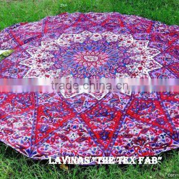 Star Mandala Round Beach Throw Hippie Mandala Beach Throw Beach Towel Wholesaler