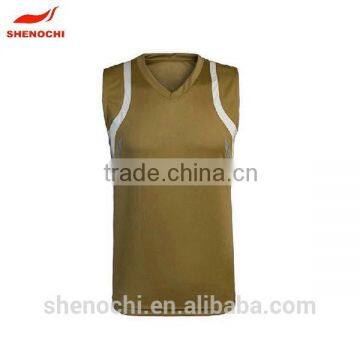 Customized low price dri fit polyester workout tank top