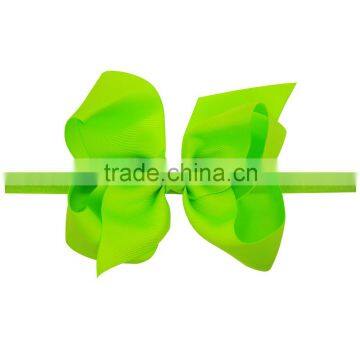 Deshine 15*8cm Big Ribbon Hair Bow Headband For Baby ZX1669 photo-5
