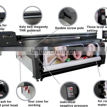 China advertising varnish uv printer for window glass screen printing