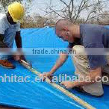 100%Polyester Rainproof Construction Tarps