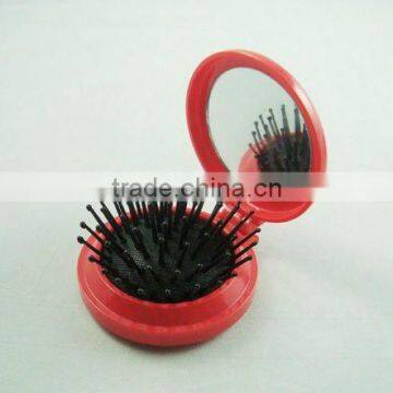 hair bush with mirror