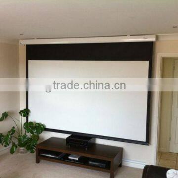 high ceiling projector screen/motorized projector screen
