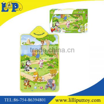 Newest cute animal playmat with music