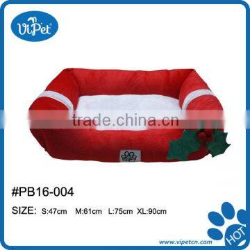 Low price christmas bright colored pet bed