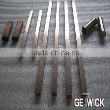 Tungsten copper bar for rocket motor