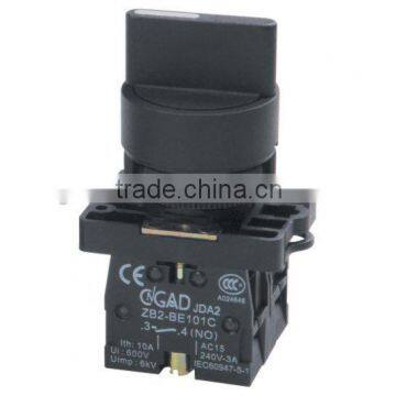 GB2-ED21 CNGAD 2 position selector black standard lever locked switch