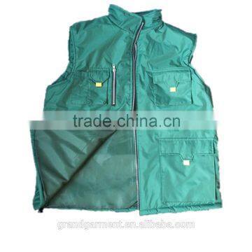 100% Polyester Lined Women Waterproof Sleeveless Work Vest photo-2
