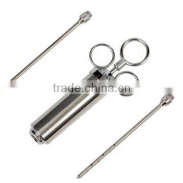 2-Ounce Stainless-Steel Seasoning Injector with Marinade Needles