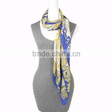 Fashion Printing chiffon cool scarf Square Scarf