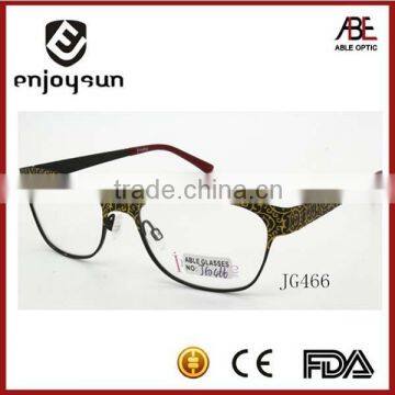 latest branded lady metal optical spectacles wholesale China