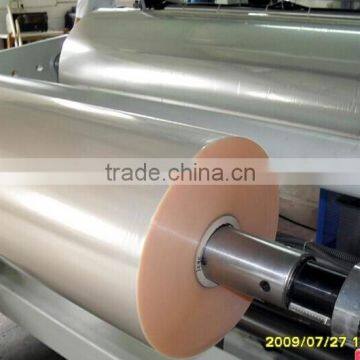 High Quality Clear Gloss Printing Bopp Film With Glue Adhesive Jumbo Roll photo-3