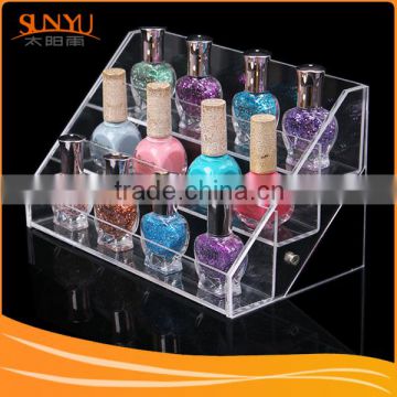 Customised Counter Transparent Acrylic Nail Polish Display