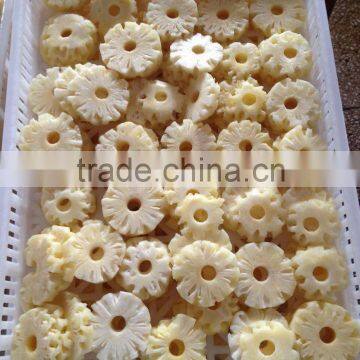 IQF frozen pineapple slice with good quality and hot price