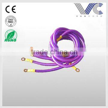 FrankEver Car power cable Transparent PVC Auto Power Cable with terminals