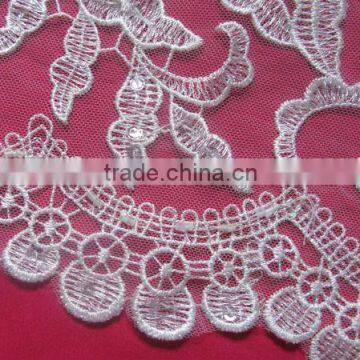 Net Embroidery Fabric Design