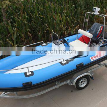 7.3m Fiberglass Blue Sea Boat Inflatable Boat photo-2