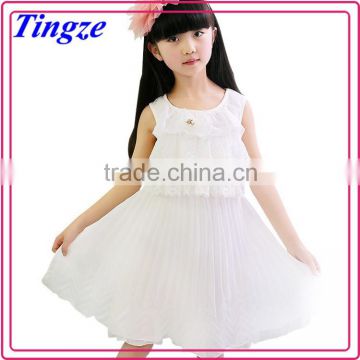 Latest children clothes design beautiful party kid dress for little girl baby dress wholesale