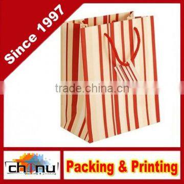 Art Paper White Paper, Paper Gift Shopping Promotion Bag (210030)