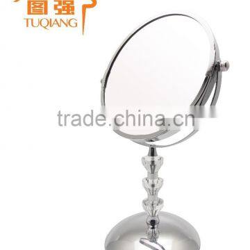 Fashion acrylic free standing magnifying mirror