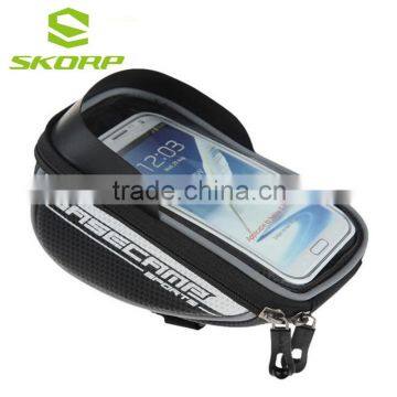 Waterproof Touchscreen Phone Mountain Bike Tube Bags Bicycle Frame Bike Bag