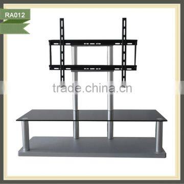 metal tv stand tilting tall glass home furniture tv stand