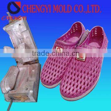 2015 New Style Lady Beautiful Air Blowing PVC Shoe Mould