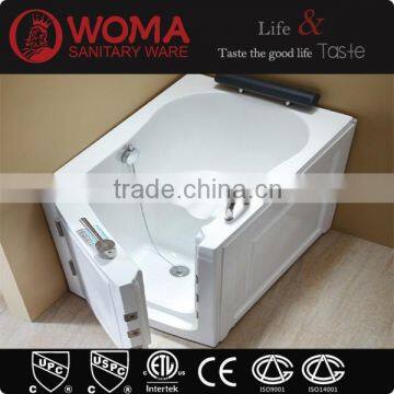 2015 high quality acrylic massage bathtub jet whirlpool bathtub