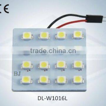 Bonjour LED Auto Light Dome Lamp 16SMD 3528 1210 with CE