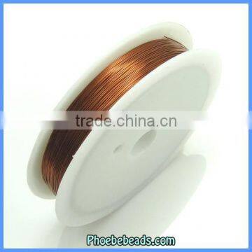 Wholesale 0.5mm Brown Color Jewelry Copper Craft Wire JTW-C004