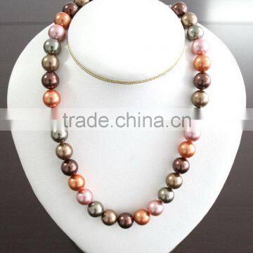 Best quality most popular new pearl pendant necklace additive color