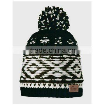 CUSTOM KNITTED POM NEANIE HAT / BLANK POM BEANIE HAT WHOLESALE