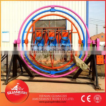 Supper fun! hot selling theme park amusement games human gyroscope for sale