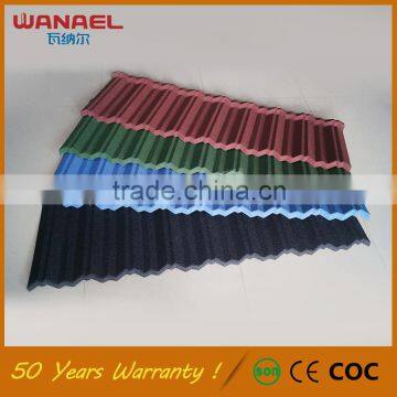 Corrugated Roofing Sheet Wanael Traditional Cheap Coffee Brown Roof Tiles Guangzhou photo-5