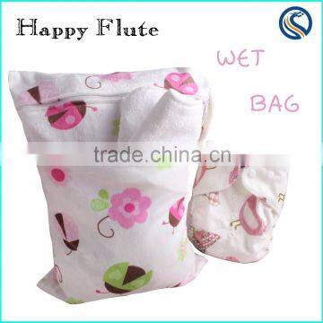 Happy Flute Printed Cloth Diaper Bag Travel Reusable Wet Bag photo-2