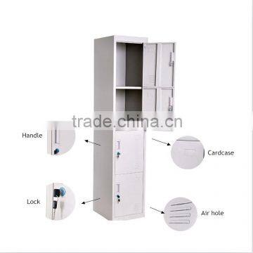 2016 home office furniture metal locker cabinet with 4 door