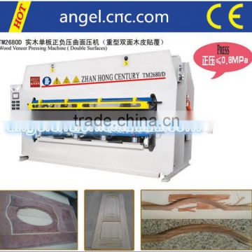 Wood laminate pressing machine