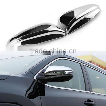 2Pcs/Set Car Rearview Mirror Cover For Toyota Highlander 2014 2015 ABS Trim Decoration Accessories