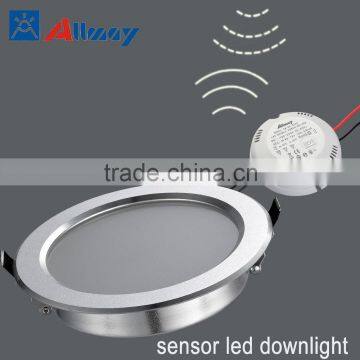 2015 new microwave sensor dimmable recessed ultra thin led downlight led ceiling lamp