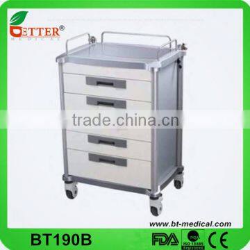 high quality hospital trolley with wheels