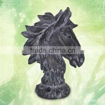 Horse Head Sculpture Garden Decoration