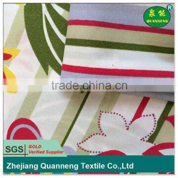 China textile manufacturer 100 polyester beautiful flower designs fabric painting