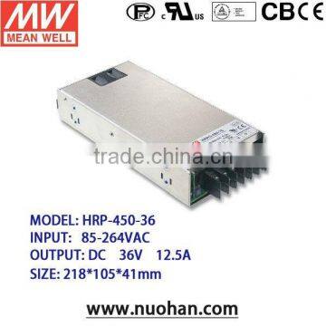 Meanwell HRP-450-36 450w 36v passive cooling power supply with pfc function