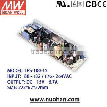 Meanwell 15V switching power supply/100W Single Output Switching power supply/15v switching power supply unit