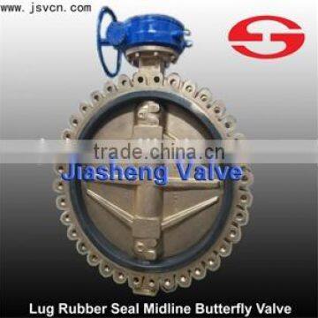 Lug Type Stainless Steel Center Line-type Soft Seated Sanitary Rubber Lined Butterfly Valve for Sanitary Valve photo-6