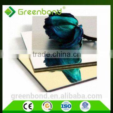 Greenbond mirror coating indoor acp panel for interior wall building