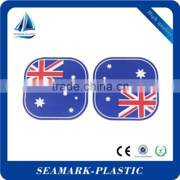 2016 hot sale food-grade flexible rubber plastic coasters for drinks