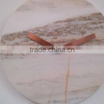 Hotel decorative color stone wall clock face, stone wall clock cover